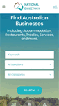 Mobile Screenshot of nationaldirectory.com.au